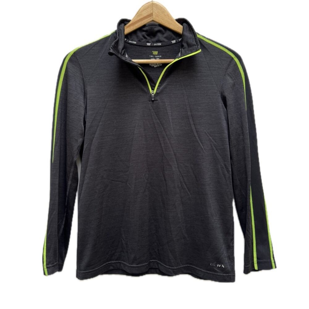 Quarter Zip Long Sleeve Athletic Top